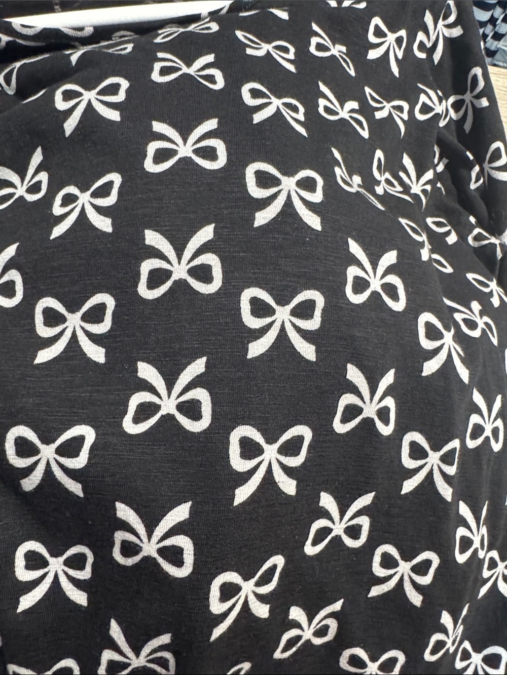 Architect Black Long Sleeve Tee with White Bow Print - Size Medium & Large - Picture 6 of 8